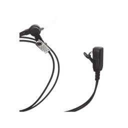 Micrófono - audífono de solapa con tubo acústico transparente para TC-500/ 518/ 600/ 610/ 700 y radios GP300/ PRO2150/ P110/ GP350/ SP-10/ PRO3150/ EP450/ EP350/ MAG ONE / R2 / DEP250 con tubo acústico de PU (material flexible)