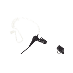 Micrófono - audífono de solapa con tubo acústico transparente para TC-500/ 518/ 600/ 610/ 700 y radios GP300/ PRO2150/ P110/ GP350/ SP-10/ PRO3150/ EP450/ EP350/ MAG ONE / R2 / DEP250 con tubo acústico de PU (material flexible)