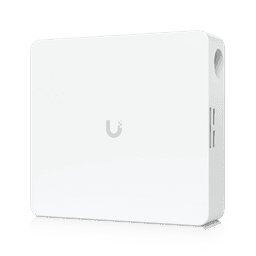 UniFi Access Hub Door, puede conectar 2 lectores y 2 cámaras (no incluidos) para controlar solo una puerta / 2 terminales AUX y 4 entradas adicionales (sensores y botones) POE 802.3bt no incluido