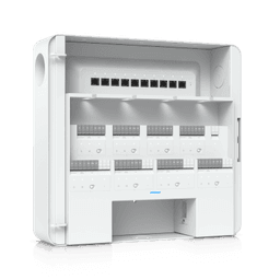 UniFi Access Hub Door, puede conectar 2 lectores y 2 cámaras (no incluidos) para controlar solo una puerta / 2 terminales AUX y 4 entradas adicionales (sensores y botones) POE 802.3bt no incluido