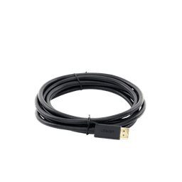 Cable DisplayPort 1.2 Macho a Macho | Longitud 3m | Versión DP1.2 | Soporta 4K@60Hz; 2K@144Hz | Soporta 3D | Color profundo de 8 y 10 bits | Blindaje Interno Múltiple | Cobre Estañado 28AWG  | Botón de Liberación.