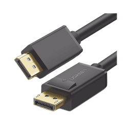 Cable DisplayPort 1.2 Macho a Macho | Longitud 3m | Versión DP1.2 | Soporta 4K@60Hz; 2K@144Hz | Soporta 3D | Color profundo de 8 y 10 bits | Blindaje Interno Múltiple | Cobre Estañado 28AWG  | Botón de Liberación.