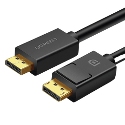 Cable DisplayPort 1.2 Macho a Macho | Longitud 5m | Versión DP1.2 | Soporta 4K@60Hz; 2K@144Hz | Soporta 3D | Color profundo de 8 y 10 bits | Blindaje Interno Múltiple | Cobre Estañado 28AWG  | Botón de Liberación.