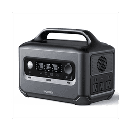 Estación de Energía Portátil 600W (680Wh) | 5 AC 600 W | 2 USB-C 100W | 2 USB-A 22.5 W | 1 Toma de Encendedor |  2 Salidas CC5521 | BMS | WIFI | Bluetooth | APP |  Tipo LiFePo4 |  Ciclo de vida 3000.