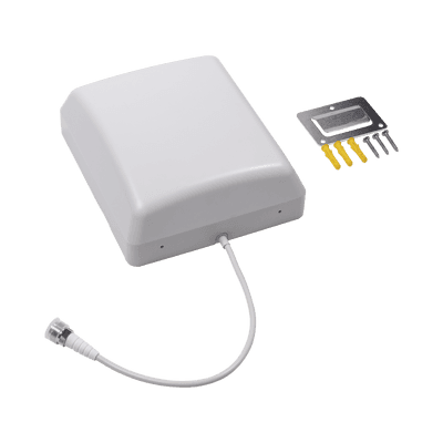 Antena Tipo Panel Multibanda 600-960 MHz/ 1425-4700 MHz. Para interior. Especial para amplificadores y dispositivos celulares Multi-tecnología.