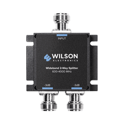 Divisor de potencia (Splitter) de dos vías para 600-4000 MHz.